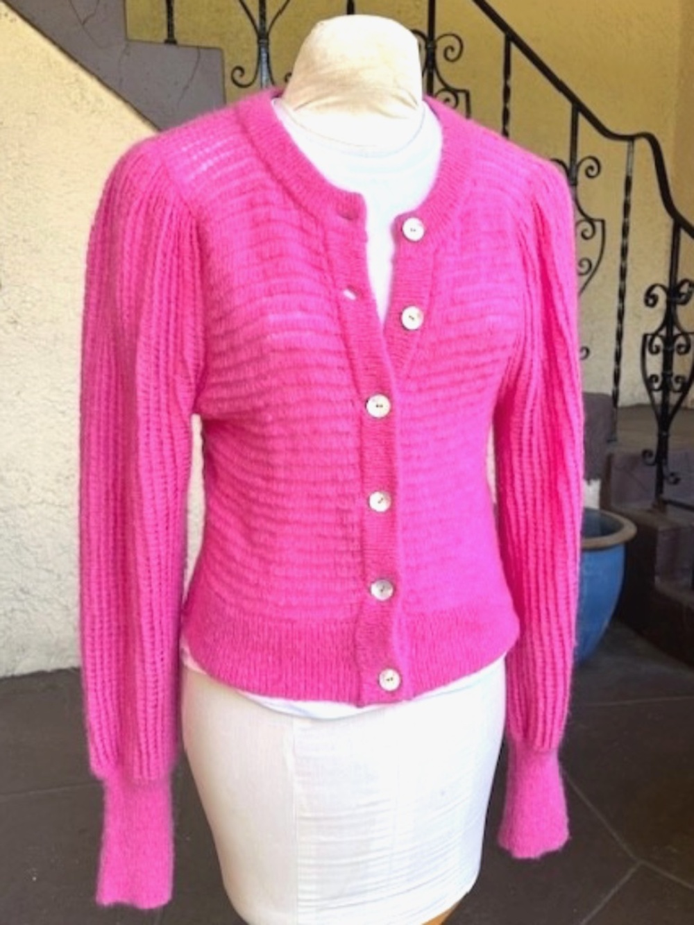 $138 WILFRED ARTIZIA Alessia Alpaca/Mohair Cardigan Sweater NWOT/sz S - Picture 11 of 16